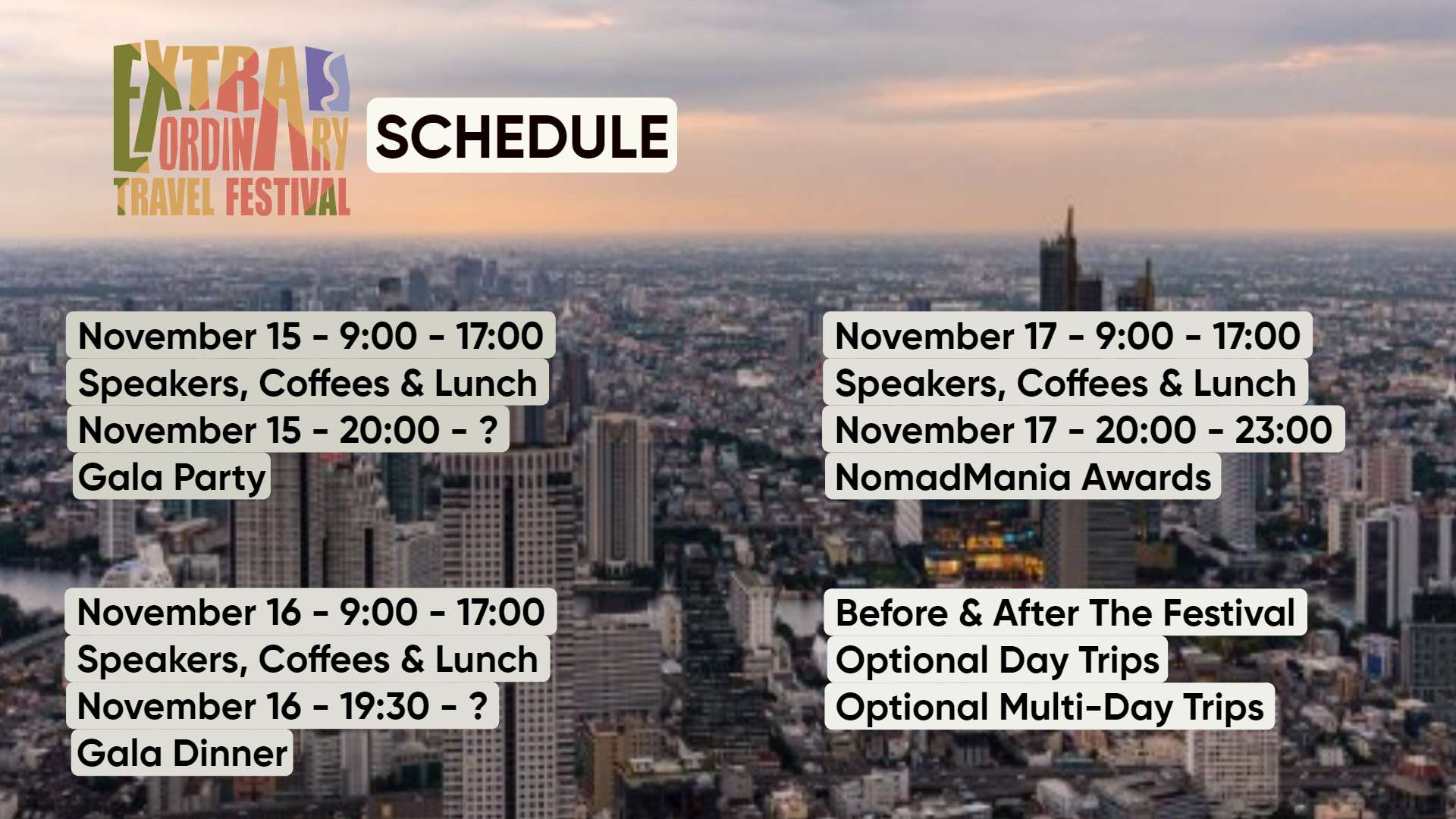 ETF Schedule