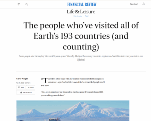 australian financial review extraordinary travel festival