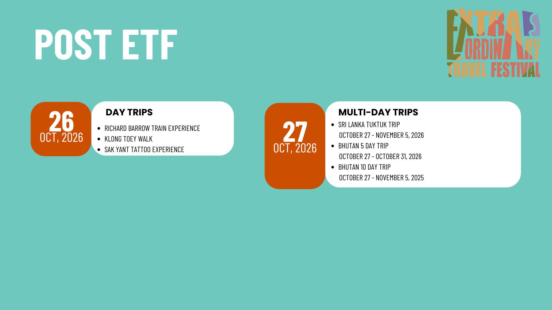 ETF POST TRIPS 
